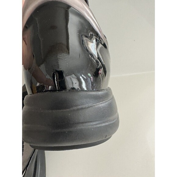 Geox  Respira  bling Women's  Sneakers Italian Patent Leather Shoe bronze Size 8 - Picture 8 of 16